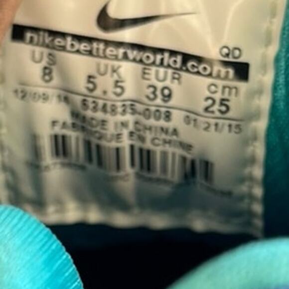 Womens Nike Air Huarache Run 634835-008 Athletic Running Sneaker Size 8 Gray - Picture 6 of 6